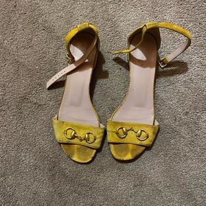 Gucci Horsebit Suede Sandals size 9